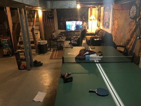 Man Cave Ideas Diy, Best Man Ideas, Bought My First House, Cool Basement Ideas, Male Living Space, My First House, 1st Home, Man Cave Ideas, Mens Fashion Style