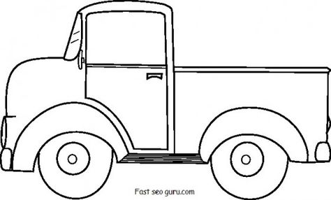 Printable old ford pickup coloring pages - Printable Coloring Pages For Kids Old Ford Pickups, Free Kids Coloring Pages, Old Truck, Truck Coloring Pages, Applique Templates, Coloring Pages For Boys, The Fringe, A Truck, Moving Day