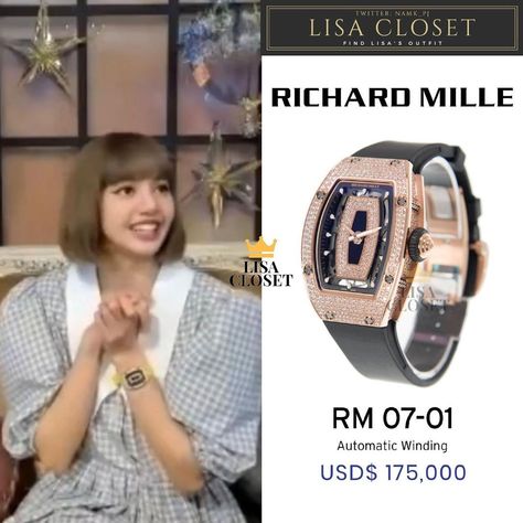 Richard Mille Women, Lisa Closet, Richard Mille Watches, Pretty Watches, Dream Things, Animal Parade, Bvlgari Jewelry, Latest Bracelets, Aircraft Interiors