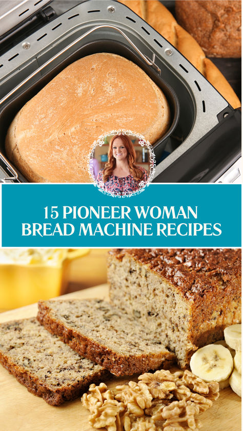 15 Pioneer Woman Bread Machine Recipes Bread In Bread Maker Recipe, Quick And Easy Bread Machine Recipes, Bread Maker Breakfast Bread, Best Bread Machine Bread Recipes, Homemade Bread Maker Recipes, Quick Breads In Bread Machine, Breakfast Bread Bread Machine, Homemade Bread For Bread Machine, Bread Machine Apple Fritter Bread