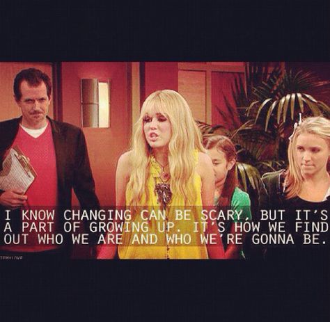 Hannah Montana quote stop hating on miley she grew up get over it! people change. Miley will always be a role model bc of her role on Hannah Montana it taught me to face my fears not run away from them and to follow my dream #SMILER FOREVER Hannah Montana Senior Quotes, Hannah Montana Quotes, Montana Quotes, Hannah Montana Outfits, Face My Fears, Smiley Miley, Hannah Montana Forever, 2000s Tv Shows, Hannah Montana The Movie