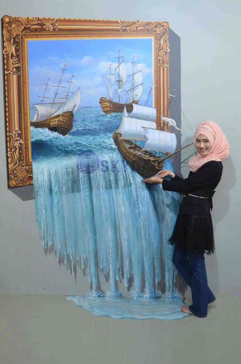 3d Art Museum, Fine Boy, 3d Art Painting, 3d Art Sculpture, 3d Wallpaper Mural, Mural 3d, Abstract Art Gallery, Dancing Drawings, Boat Art