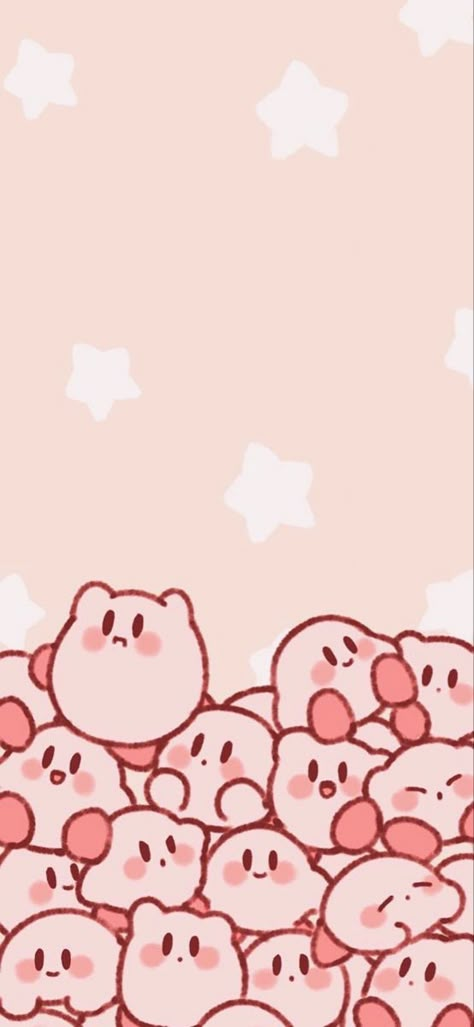 Funny Kirby Wallpaper, Hello Kitty And Kirby Wallpaper, Cute Wallpapers Kirby, Ipad Kirby Wallpaper, Kirby Wallpaper Aesthetic, Cute Kirby Wallpapers Aesthetic, Kirby Homescreen Wallpaper, Kirby Ipad Wallpaper, Aesthetic Kirby Wallpaper