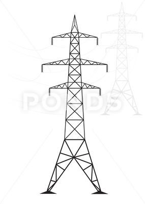 Silhouette high voltage power lines on a light background Stock Illustration #AD ,#voltage#power#Silhouette#high Easy Sketch Drawing, Lines Drawing, Background Black And White, Black And White Vector, Power Lines, Background Drawing, Background Black, Light Background, Event Organization