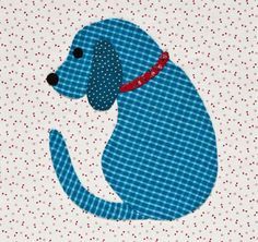 Puppy dog applique, in: Inspired by Tradition by Kay MacKenzie. Featured at Quilt Shop Gal 2011. Book Applique, Dog Applique, Hand Quilting Designs, Hand Quilting Patterns, Machine Quilting Patterns, Dog Quilts, Applique Quilting, Animal Quilts, Cat Quilt