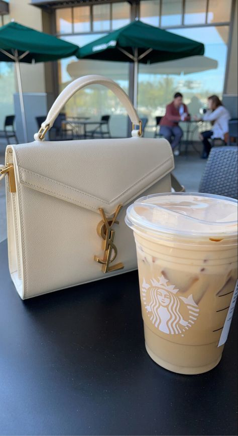 Pumpkin Cold Foam, Ysl Cassandra, Iced Vanilla Latte, Mini Top Handle Bag, Cold Foam, Vanilla Latte, Mini Top, Dark Beige, Medium Bags