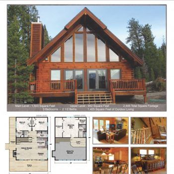 Cabins With Loft Plans, Lakefront Cabin Floor Plans, Prefab Cabins Floor Plans, Loft Cottage Plans, Cabin Plans With Loft 3 Bedroom, Cottage With Loft Floor Plan, A Frame Cottage Plans, Cabin With Basement, Lake Cabin Floor Plans