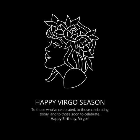 Happy Virgo Season, Virgo Birthday, Virgo Season, Virgo Love, Birthday Dates, Birthday Posts, Lets Celebrate, Make A Wish, Happy Birthday