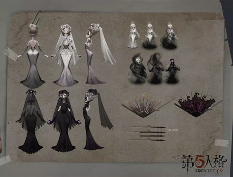 Identity V Characters, Art Deco Illustration, Identity V, Identity Art, Character Modeling, Custom Dolls, Identity Design, Game Design, Game Art