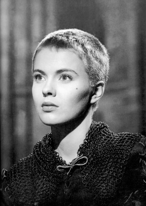 Jean Seberg photographed by Bob Willoughby on the set of Saint Joan (1956)