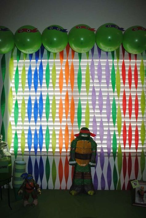 Turtles Birthday Party Ideas, Ninja Turtles Birthday Party Ideas, Turtle Pumpkin, Teen Costumes, Costumes Homemade, Adult Halloween Party Decorations, Teenage Mutant Ninja Turtles Birthday, Ninja Turtle Theme, Ninja Turtles Birthday