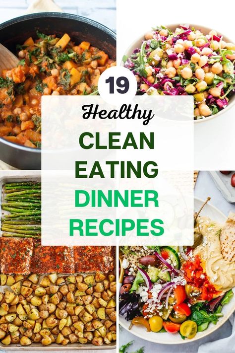 Clean Eating Recipes for Dinner Clean Eating Family, Wholesome Meals, Easy Clean Eating Recipes, Family Dinner Ideas, Clean Eating Recipes For Dinner, Healthy Family Dinners, Healthy Food Recipes Clean Eating, Easy Clean Eating, Clean Eating Dinner