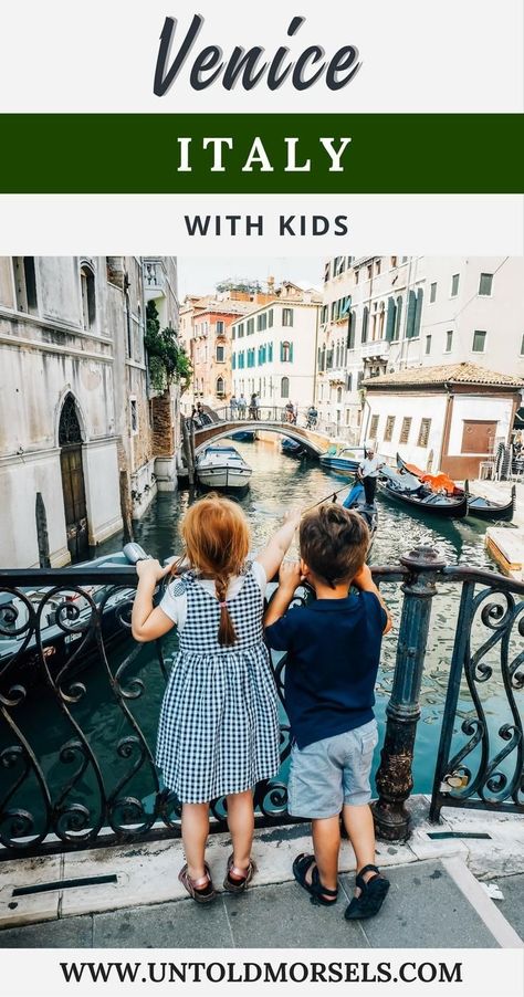 Venice Italy with kids - things to do in Venice with kids - family friendly hotels in Venice - where to eat in Venice via @untoldmorsels Europe With Kids, Italy With Kids, Historical Travel, Balkans Travel, Venice Hotels, Malta Travel, Visit Venice, Kids Things To Do, Family Friendly Hotels