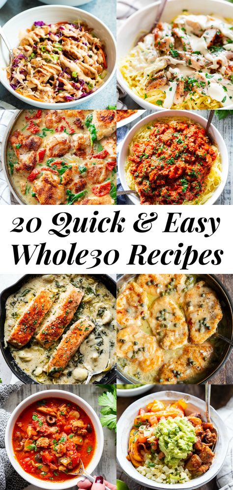 30 Minute Whole 30 Meals, High Protein Low Carb Paleo Recipes, Fast And Easy Healthy Meals, Whole 30 Comfort Food Recipes, Clean Eating Asian Recipes, 7 Systems Plan Recipes, Easy Dinner To Take To Someone, 30 Minute Healthy Meals, Healthy Supper Ideas Clean Eating