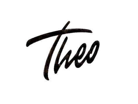 Theo #typo #typography #lettering #handlettering #caligraphy #script Theo Tattoo, Theo Name, Fancy Writing, Tattoo Name, Typography Lettering, Hand Type, Name Tattoos, Tattoo Lettering, Tattoo Fonts