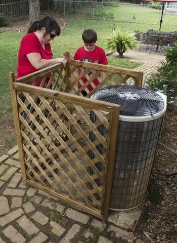 Easy Diy Ac Unit Cover Outdoor, Diy Air Conditioner Screen, Hide Hvac Unit Outside, Cover Ac Unit Outdoor, Diy Air Conditioner Cover Outdoor, Ac Unit Cover Outdoor Diy, Hide Ac Unit Outside, Ac Unit Cover Outdoor, Diy Ac Unit Cover