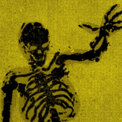 Yellow Skeleton Aesthetic, Yellow Grunge Wallpaper, Yellow Pfp Aesthetic, Yellow Aesthetic Pfp, Yellow Skeleton, Yellow Y2k, Pfps Anime, Aesthetic Yellow, Foto Transfer