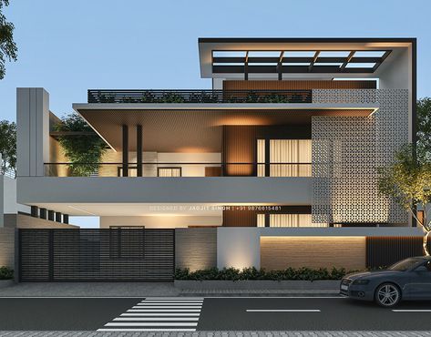 2 Storey House Design, House Outer Design, Small House Elevation, Contemporary House Exterior, Modern Small House Design, Small House Design Exterior, Best Modern House Design, Small House Elevation Design, Modern Bungalow House