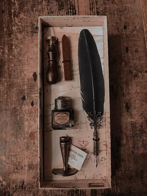 Harry Potter Quill, Hogwarts Life, Feather Quill Pen, Quill And Ink, Feather Quill, Feather Pen, Quill Pen, Hogwarts Aesthetic, Calligraphy Ink