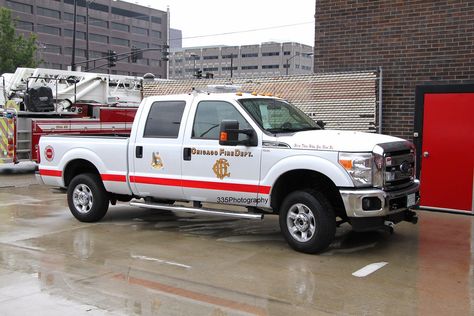 Chicago Fire Department, Emergency Equipment, Fire Apparatus, Ford F 250, Chicago Fire, Fire Rescue, Fire Dept, F 250, Fire Department