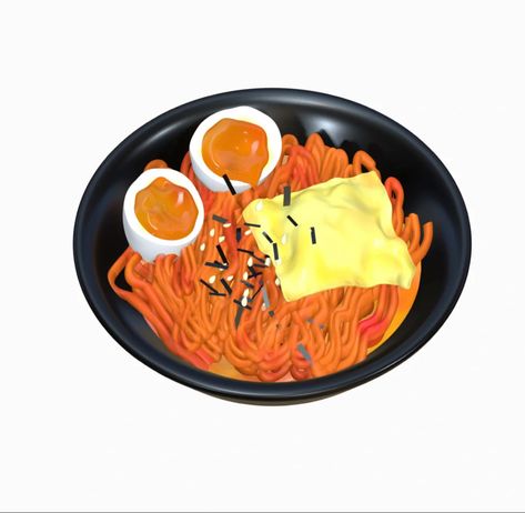 Sushi Png Icon, Korean Snacks Png, 3d Icons Food, Food Icons Png 3d, Cute Korean Food Stickers, Food Icon Png, Food 3d, Cute Heart Drawings, 3d Things