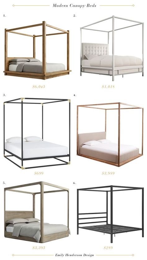 Modern Canopy Bed, Double Bed Designs, Canopy Bedroom, Four Poster Bed, Four Poster, Poster Bed, My Bedroom, Room Ideas Bedroom, My New Room