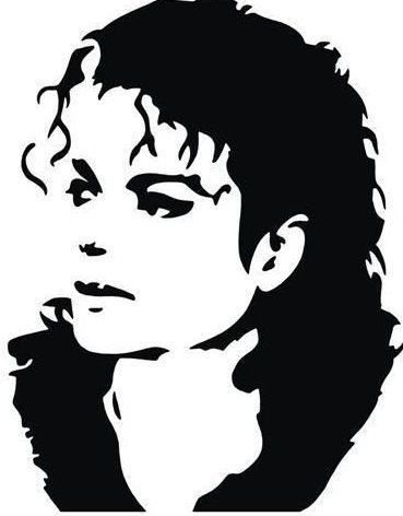 Portraits Pop Art, Stencil Graffiti, Michael Jackson Art, Reusable Stencils, Black And White Art Drawing, White Drawing, Pop Art Portraits, Celebrity Drawings, Jackson's Art