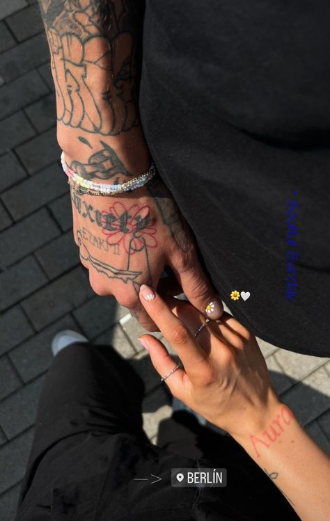 Tattooed Couple Aesthetic, Tattoo Couple Aesthetic, Bae Gift, Boys With Curly Hair, Boy Tattoos, Couple Picture Poses, The Love Club, Hair Stylist Life, Gal Pal