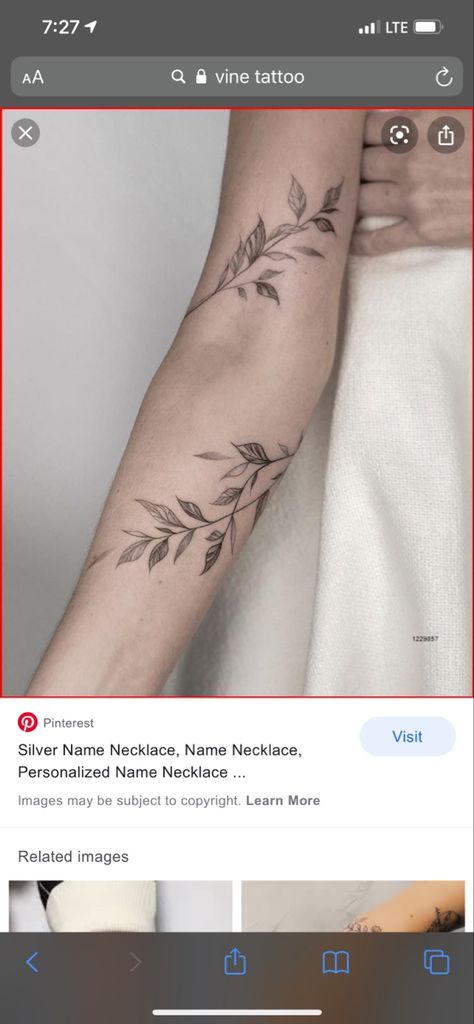 Tattoo Elbow, Vines Tattoo, Vine Tattoos, Vines, Tattoos