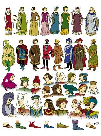 Medieval 400-1400 Ad Fashion, Medieval Historical Clothing, Medieval France Clothing, Middle Ages Clothing, Medieval France, Medieval Fair, Medieval Party, Medieval Clothes, Medieval Life