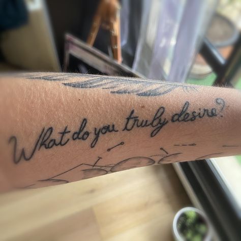 What do you truly desire ? #tattoo #lucifer Lucifer Morningstar Tattoo Ideas, Lucifer Morningstar Tattoo, Lucifer Tattoos, Lucifer Tattoo Ideas, Desire Tattoo, Lucifer Tattoo, Lucifer Quote, Small Tattoos For Guys, Lucifer Morningstar