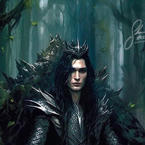 🦋 Shauna 🦋 on Instagram: "King Eldas — A Deal with the Elf King by @elise.kova   One of my goals is to make at least one character piece for every book I’ve read in my adult life. So, I’m slowly working my way through my library. Here’s King Eldas! Have you read A Deal with the Elf King yet? If so, what did you think?   🏷️ #bookstagram  #bookaesthetic #adealwiththeelfking #dealwiththeelfking #elisekova #romantasy #fantasyromance #bookrecs #bookrecommendations #indiebooks #fantasyart #bookishlove #bookishpost #bookishart #elfking #eldas" Bow Before The Elf Queen Fanart, A Deal With The Elf King Fanart, Dark Fae Aesthetic, Tolkien Artwork, Elf Queen, Phoenix Stone, Fae Aesthetic, Elf King, Instagram King