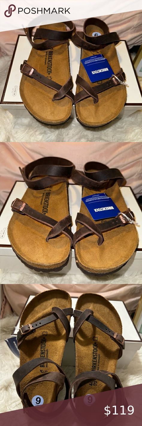 BIRKENSTOCK Kumba Leather W/1 front buckle.NWT. No box.sz:9. AuthenticShips free Birkenstock Kumba, Birkenstock Yara, Summer Wardrobe Staples, Birkenstock Shoes, Nubuck Leather, Free Shopping, Summer Wardrobe, Birkenstock, Ankle Strap