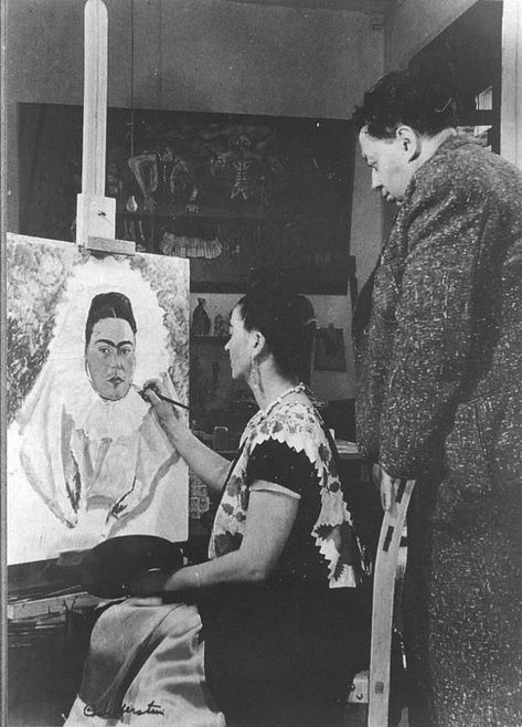 Frida Kahlo Diego Rivera, Diego Rivera Frida Kahlo, Frida Paintings, Frida Kahlo Paintings, Kahlo Paintings, Frida And Diego, Frida Art, Frida Kahlo Art, Diego Rivera