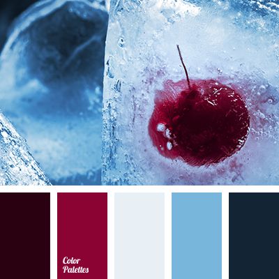 burgundy and blue | Color Palette Ideas Ice Blue Color Combination, Kitchen Paint Colors With Cherry, Flat Bedroom, In Color Balance, Burgundy Colour Palette, Kitchen Dark, Cinderella Blue, Combination Color, Color Palette Ideas