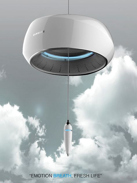 Air Cleaner Design, Wind Bell, Medical Design, Kitchen Cafe, Id Design, Air Purifiers, Yanko Design, Air Cleaner, Restaurant Interior