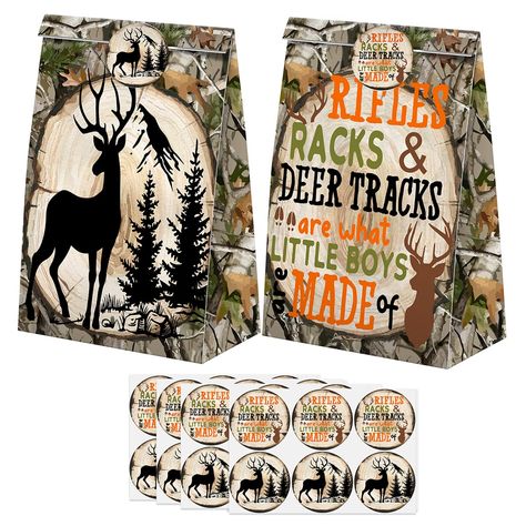 Deer Hunting Party Favors, Hunting Party Favors, Hunting Birthday Party Favors, Hunting Themed Birthday Party, Hunting Camo Party, Deer Hunting Party, Hunting Party Decorations, Hunting Baby Shower Theme, Deer Hunting Birthday