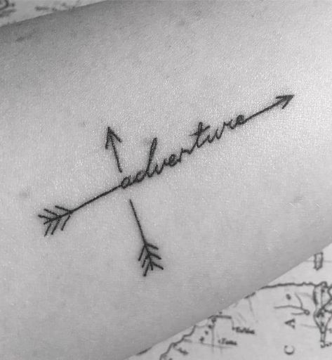 Arrow Compass Tattoo, Journey Tattoo, Meaning Of Arrow Tattoo, Spiritual Tattoo, Adventure Tattoo, Wanderlust Tattoo, Themed Tattoos, Arrow Tattoo Design, Theme Tattoo