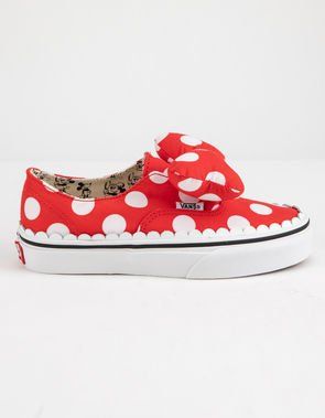 DISNEY x Vans Minnie's Bow Authentic Gore Girls Shoes Disneyland Ideas, Disney Prints, Vans Collection, Vans Disney, Minnie Mouse Shoes, Disney Vans, Vans Toddler, Clothes Art, Tenis Vans