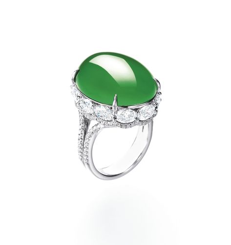 Jadeite Jewelry, Jadeite Ring, Jade Jewellery, Diamond Rings With Price, Jewels Rings, Jewelry Auction, Diamond Ring Settings, Mom Jewelry, Jade Ring