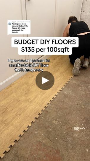 Diy Basement Floor Ideas Budget, Easy Flooring Ideas Diy Budget, Inexpensive Flooring Ideas Diy, Flooring Ideas Diy, Diy Flooring On A Budget, Budget Interiors, Easy Flooring, House Repair, Arizona House