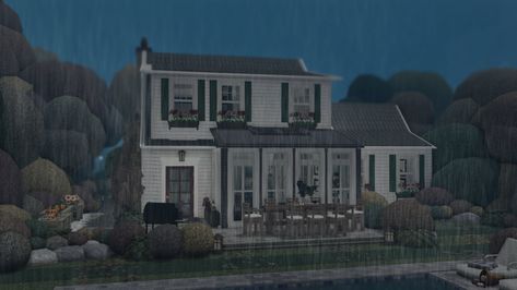 Bloxburg House Ideas Exterior Realistic, Detailed Bloxburg House Exterior, Realistic Bloxburg House Exterior Layout, Mansion In Bloxburg, Simple Bloxburg House, Bloxburg Family Home, Bloxburg House Design, Blocksburg House, English Style House