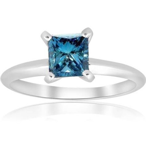 https://jewelleryrings.co.uk/ Find many great new & used options and get the best deals for 1ct Blue Princess Cut Diamond Solitaire Engagement Ring 14k White Gold at the best online prices at eBay! Free delivery for many products! Hand Engraved Engagement Rings, Oval Diamond Solitaire, Blue Diamond Engagement Ring, Cushion Halo Engagement Ring, Round Halo Engagement Rings, Vintage Style Engagement Rings, Engagement Rings Vintage Halo, Womens Ring, Round Engagement Rings