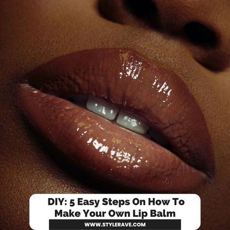 Learn how to make Lip Balm with Vaseline and Lipstick Lip Gloss Recipes, Lip Stain Diy, Bigger Lips Naturally, Easy Lip Balm, Lip Balm Diy, Lip Gloss Recipe, Vaseline Lip Balm, Diy Lip Balm Recipes, Vaseline Uses