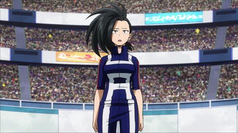 Momo Yaoyorozu | What Anime Character Do You Look Like? - Quiz Itsuka Kendo, Momo Yaoyorozu, Class 1 A, Hero Girl, Casual School Outfits, Hero Wallpaper, Short Pixie Cut, Kendo, Hero Academia Characters