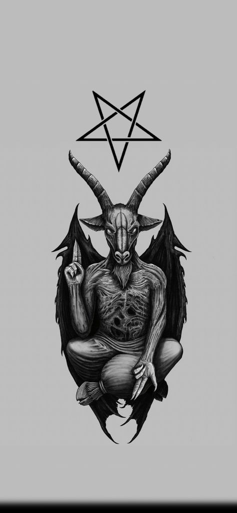 Insidious Demon, Laveyan Satanism, G.o.a.t Wallpaper, Satanic Tattoos, The Satanic Bible, Horror Merch, Ancient Egyptian Deities, Demon Tattoo, Heavy Metal Art