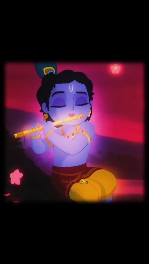 Krishna With Flute, Little Krishna, Radhe Radhe, Krishna