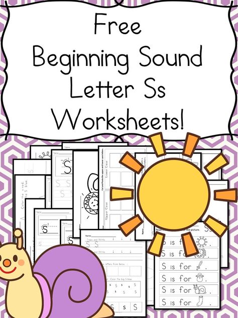 18 Free Beginning Sound Letter S Worksheets - Easy Download! https://www.sightandsoundreading.com/beginning-sounds-letter-s-worksheets/?utm_campaign=coschedule&utm_source=pinterest&utm_medium=Mrs.%20Karle%27s%20Sight%20and%20Sound%20Reading%7C%20Literacy%20Lesson%20Plans%20and%20%20educational%20activities&utm_content=18%20Free%20Beginning%20Sound%20Letter%20S%20Worksheets%20-%20Easy%20Download%21 Free Beginning Sounds Letter S worksheets to help you teach the letter S and the sound it makes to Letter S Activities For Kindergarten, S Sound Worksheet, S Phonics Worksheet, Letter S Worksheet, Beginning Letter Sounds Worksheets Free, Letter S Practice Worksheet, Ending Letter Sound Worksheet, Preschool Letter S, Letter Sounds Kindergarten