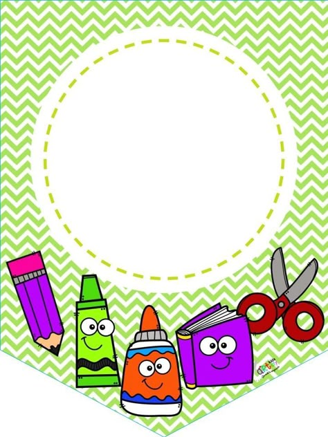 Banner - Banderín De Útiles Escolares | Banderines Escolares, Reglas Preescolar, Etiquetas Preescolares 219 Sequencing Activities Kindergarten, School Binder Covers, Creative Clips Clipart, Colorful Borders Design, Classroom Birthday, School Frame, School Wall Art, Back To School Crafts, School Labels