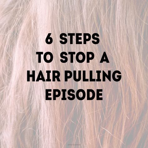 How To Stop Pulling Out Your Hair, Hair Pulling Disorder, Trichotillomania Quotes, Trichotillomania Hairstyles, Trichotillomania Art, Pulling Hair Out, Racing Thoughts, Tv Shows Funny, Hair Pulling